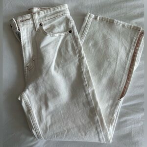 Lucky Brand Women's Cream Straight Jeans